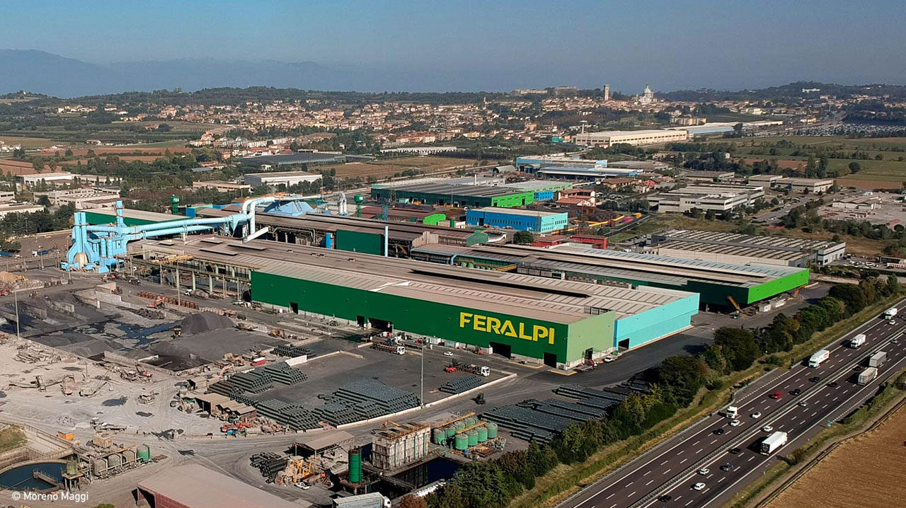 Feralpi Industrial Plant in Lonato, Italy. Signing