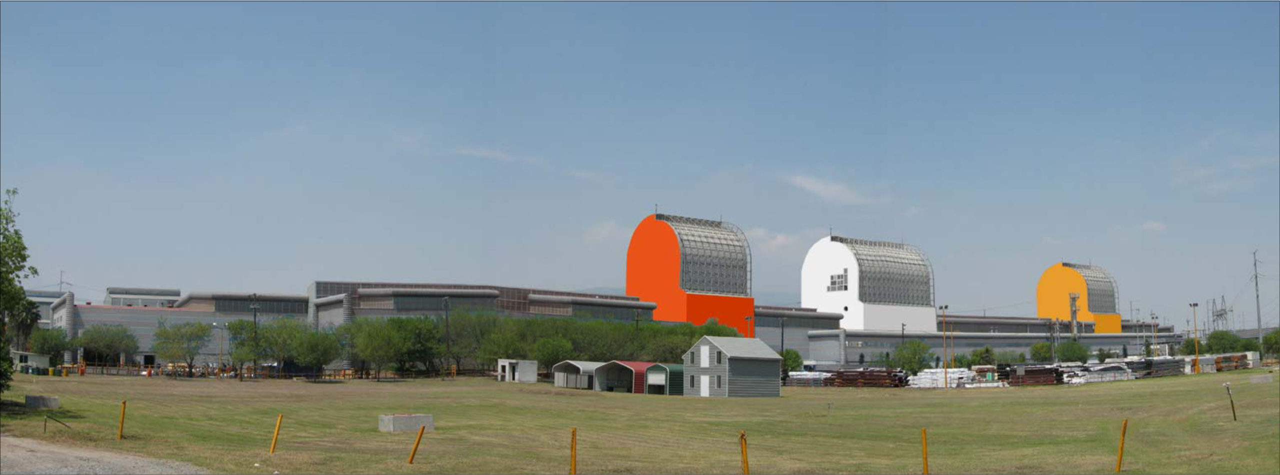 Ternium Hylsa Industrial Plant in Monterrey (ex Galvak), Mexico. Signing
