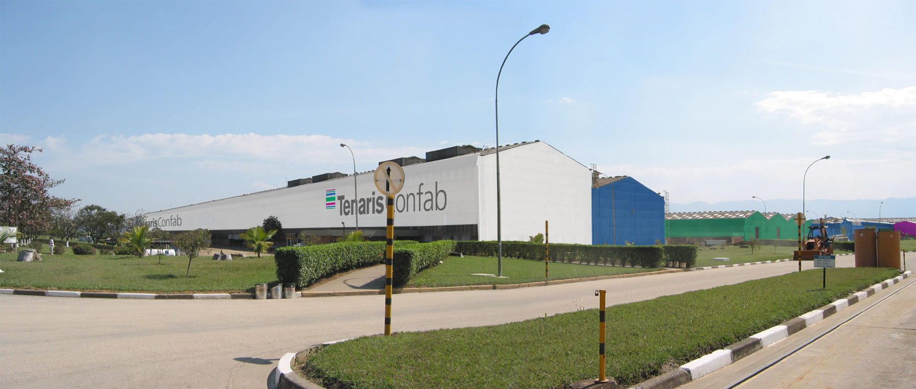 Tenaris Confab Industrial Plant in Pindamonhagaba, Brazil. Signing